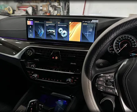 BMW G30 530i 14.9 안드로이드올인원 우핸들 차량이네!? / 전북 전주, 광주, 김제