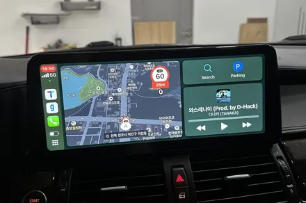 BMW E71 X6 이지가드로 원터치 시동과 12.3인치 카플레이 안드로이드오토 장착! / 전북 전주, 광주, 김제