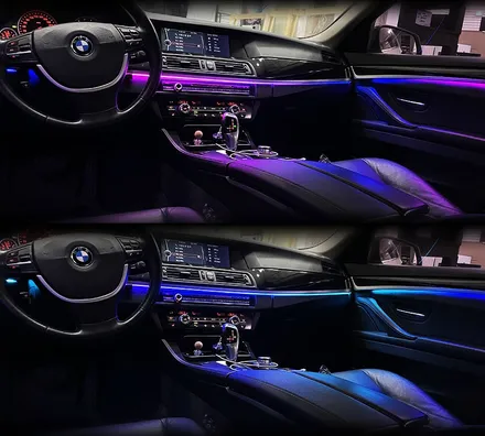 BMW F10 520d 코더스 엠비언트 비노출 확실한 시공은 전주 여기서 해보는거죠 / 전북 전주, 광주, 김제