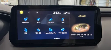 싼타페 TM 터레인 4륜 조그다이얼 + 12.3인치 풀 스크린 클러스터 인스톨 훤하게 봅시다! / 전북 전주, 광주, 김제