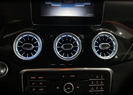 벤츠 GLA 45 amg 순정 터빈 송풍구 엠비언트 시공 화려함 한스푼! / 전북 전주, 광주, 김제