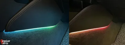 렉서스 ES300h 코더스엠비언트 전주 무드등 시공 / 전북 전주, 광주, 김제