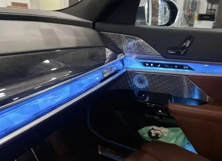 BMW G70 I7 회오리스피커 엠비언트 풀커버 시공은 전주 어디!? / 전북 전주, 광주, 김제