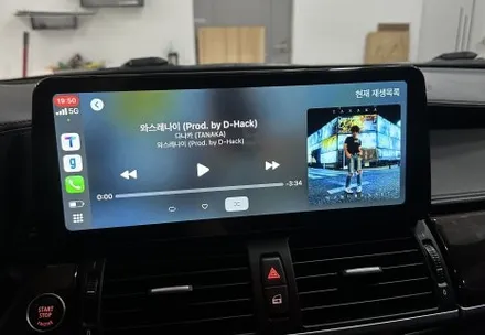 BMW E71 X6 이지가드로 원터치 시동과 12.3인치 카플레이 안드로이드오토 장착! / 전북 전주, 광주, 김제