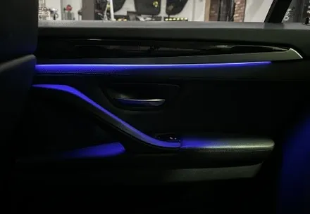 BMW F10 520d 순정같은 비노출 엠비언트 장착 끝! / 전북 전주, 광주, 김제