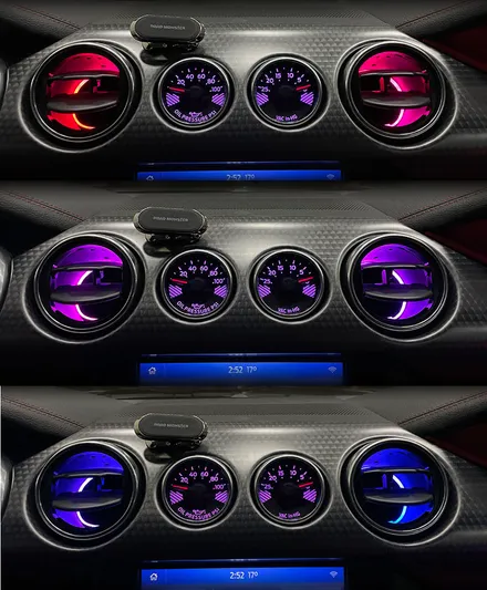 머스탱 엠비언트 - 코더스 무드등 아크릴 매립 방식으로 커스텀 인스톨 시공 / 전북 전주, 광주, 김제