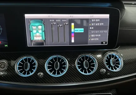 벤츠 W213 E300 - 송풍구,4D부메스터전동트위터,유광 카본랩핑 레츠고 / 전북 전주, 광주, 김제