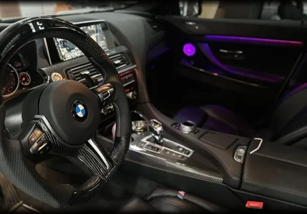 bmw f06 640d 그란쿠페 순정라인 살리는 엠비언트 비노출 무드등 / 전북 전주, 광주, 김제