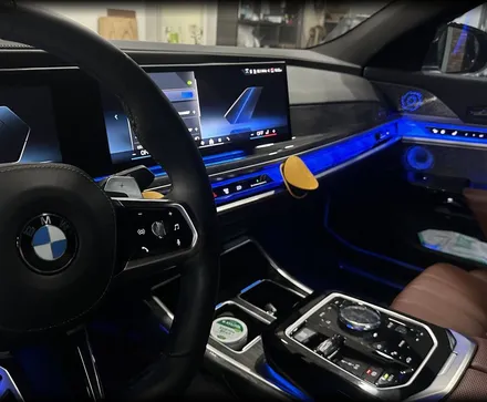 전주엠비언트 BMW G70 740 순정연동 회오리스피커 완성! / 전북 전주, 광주, 김제