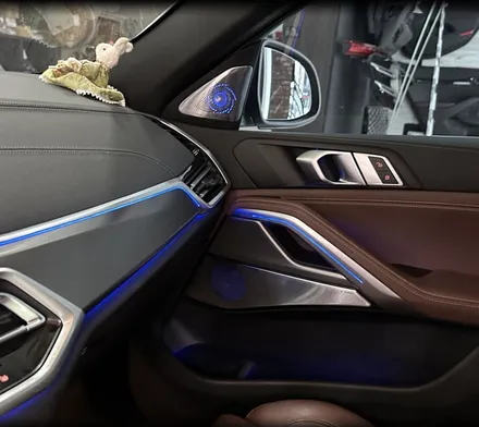 BMW G06 X6 - 회오리 스피커 순정연동 풀커버 엠비언트 아직도 고민만 하세요? / 전북 전주, 광주, 김제