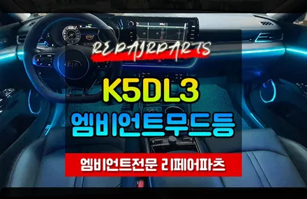 튜닝하면 k5dl3엠비언트 빼놓을 수 없죠! RGB 광섬유 말고 특수 LED로 오래오래 밝은 빛으로 운행하세요 / 전북 전주, 광주, 김제