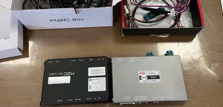 bmw f48 x1 m2c 200a 셋탑 네비 장착 / 전북 전주, 광주, 김제