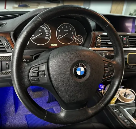 BMW F30 320d 버스핸들에서 M핸들 교체부터 패들쉬프트 활성화 / 전북 전주, 광주, 김제