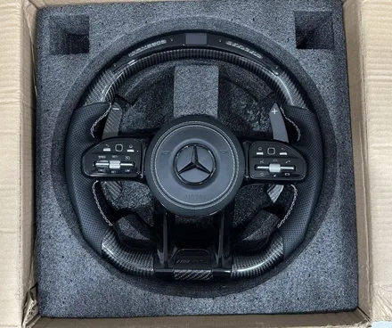 벤츠 W205 C63 amg 순정보다 좋은 LED 퍼포먼스 카본 핸들 커스텀으로 골라봅시다! / 전북 전주, 광주, 김제