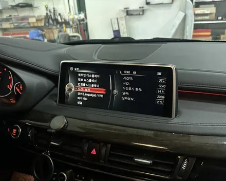 BMW F16 X6 인디웍 12.3인치 터치 카플레이 안드로이드오토 스크린! / 전북 전주, 광주, 김제