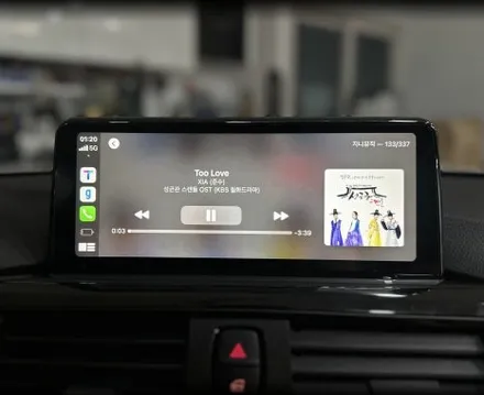 BMW F30 320d 엠비언트 M핸들 블랙박스 터치카플레이까지? 이걸 다? / 전북 전주, 광주, 김제
