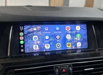 BMW F10 520d 인디웍 터치 카플레이 안드로이드오토 겨울철 필수 이지가드 원격시동기까지! / 전북 전주, 광주, 김제
