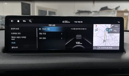 제네시스 gv70 HDA2 HUD 헤드업과 차선변경 필수 옵션! / 전북 전주, 광주, 김제