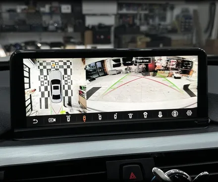 BMW F30 320d 10.25 안드로이드올인원과 어라운드뷰를 함께 / 전북 전주, 광주, 김제