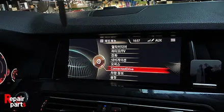 bmw 순정모니터에 스마트폰 연동 시켜서 카카오네비, t맵 크게크게 보자! 안드로이드 카플레이 / 전북 전주, 광주, 김제