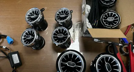 벤츠 w213 e300 송풍구 부메스터 4d 트위터 엠비언트 시공은 싱크가 중요! / 전북 전주, 광주, 김제