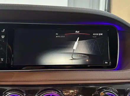 W222 벤츠 S63 카플레이 안드로이드오토 순정 디스플레이 연동 / 전북 전주, 광주, 김제