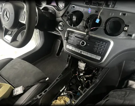 벤츠 GLA 45 amg 순정 터빈 송풍구 엠비언트 시공 화려함 한스푼! / 전북 전주, 광주, 김제