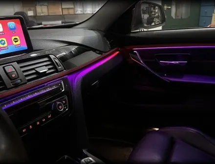 BMW F30 320d 엠비언트 M핸들 블랙박스 터치카플레이까지? 이걸 다? / 전북 전주, 광주, 김제
