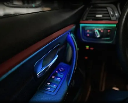 BMW F30 320d 엠비언트 M핸들 블랙박스 터치카플레이까지? 이걸 다? / 전북 전주, 광주, 김제