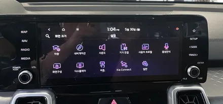 넓게 보는 순정 내비게이션 쏘렌토 mq4 10.25인치 체인지 / 전북 전주, 광주, 김제
