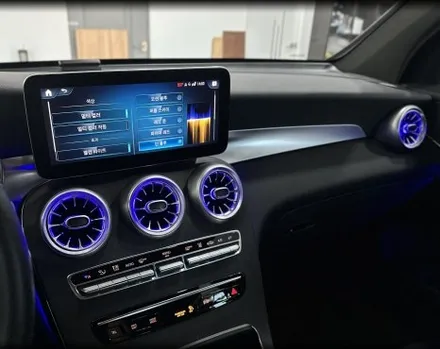 벤츠 X253 GLC 300e - 순정연동 송풍구 엠비언트 64 멀티컬러 / 전북 전주, 광주, 김제