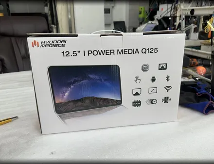 제네시스 G90 순정보다 좋은 리어모니터 Q125 안드로이드 / 전북 전주, 광주, 김제