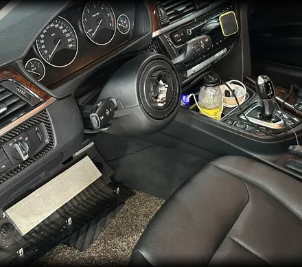 BMW F30 320d 버스핸들에서 M핸들 교체부터 패들쉬프트 활성화 / 전북 전주, 광주, 김제
