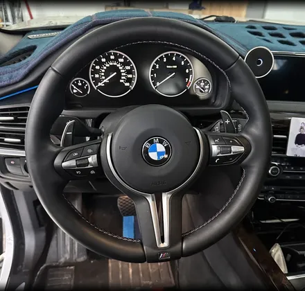 BMW F15 X5 X6 - M핸들 가죽 퀄리티 조오타 / 전북 전주, 광주, 김제