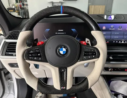 BMW G06 X6 LCI 카본 커스텀 핸들과 M버튼 활성화 인스톨 / 전북 전주, 광주, 김제