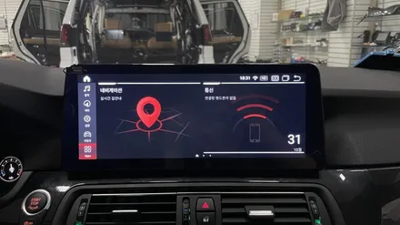BMW f10 520D 안드로이드 올인원 12.3인치 대화면에서 즐기는 내비!? 전주에서 시공하고 이젠 편하게 사용하자! / 전북 전주, 광주, 김제