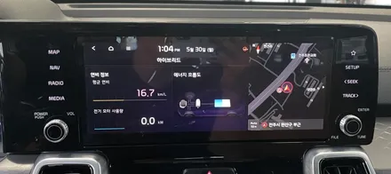 넓게 보는 순정 내비게이션 쏘렌토 mq4 10.25인치 체인지 / 전북 전주, 광주, 김제