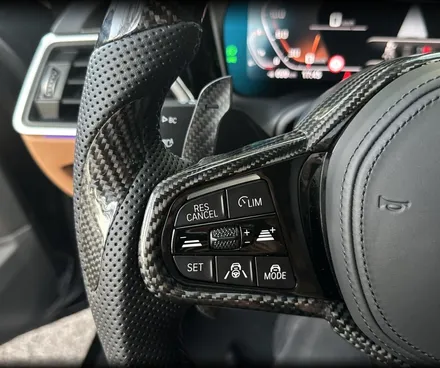 BMW 최고의 펀카! M340i 신형 M 리얼카본 핸들 그리고 마그네틱 패들쉬프트 개조 / 전북 전주, 광주, 김제