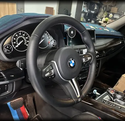 BMW F15 X5 X6 - M핸들 가죽 퀄리티 조오타 / 전북 전주, 광주, 김제