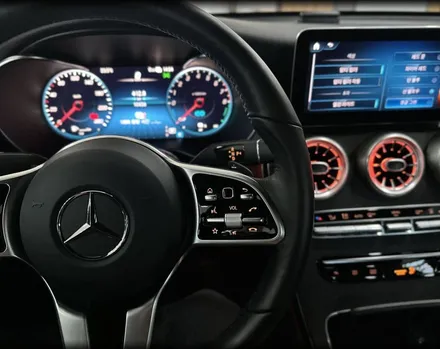 벤츠 X253 GLC 300e - 순정연동 송풍구 엠비언트 64 멀티컬러 / 전북 전주, 광주, 김제