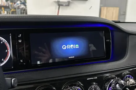 벤츠 W222 S63 amg 큐로이300 안드로이드 셋탑으로 순정 느낌 살리기! / 전북 전주, 광주, 김제