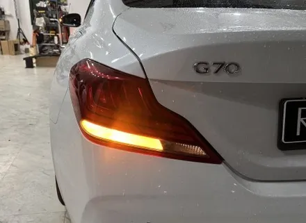제네시스 G70 브라비오 LED 후진등,방향지시등 교체로 밝고 선명하게! / 전북 전주, 광주, 김제