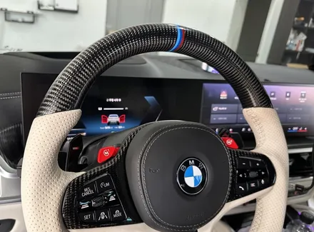 BMW G06 X6 LCI 카본 커스텀 핸들과 M버튼 활성화 인스톨 / 전북 전주, 광주, 김제
