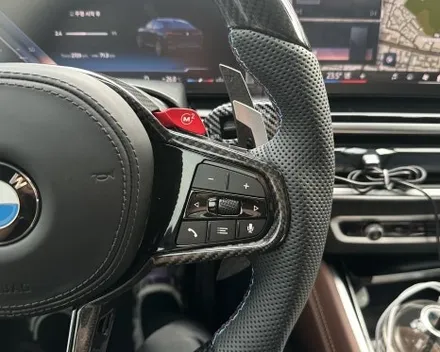 BMW G06 X6 LCI 신형 카본 핸들에 M 버튼 활성화까지 완료! / 전북 전주, 광주, 김제