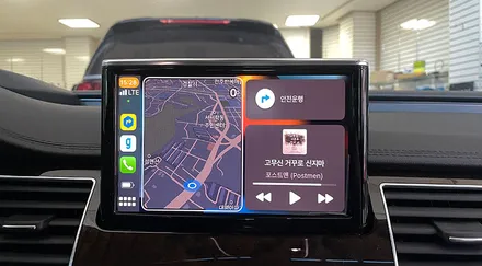 아우디 a8 카플레이 & 안드로이드오토 인디웍 전주 시공 후기 / 전북 전주, 광주, 김제