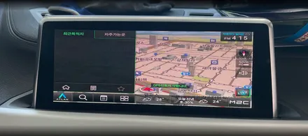 bmw f48 x1 m2c 200a 셋탑 네비 장착 / 전북 전주, 광주, 김제