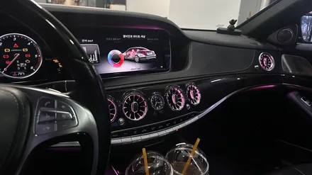 벤츠 w222 S350d 송풍구 4d 부메스터 트위터 엠비언트 : s클래스 내부 완결판 / 전북 전주, 광주, 김제