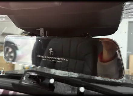 전주 블랙박스 BMW G70 740i 파인뷰 LX5 룸미러형 카메라로 후면 영상을 실시간으로! / 전북 전주, 광주, 김제
