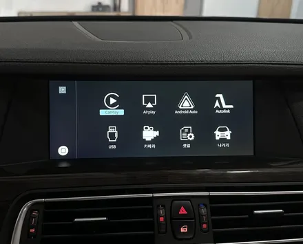 BMW F02 750li 카플레이 안드로이드오토 무선으로 써보는 인디웍 인터페이스 / 전북 전주, 광주, 김제