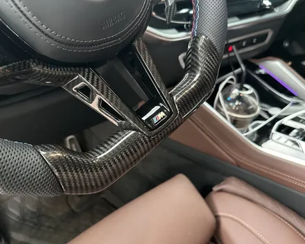 BMW G06 X6 LCI 신형 카본 핸들에 M 버튼 활성화까지 완료! / 전북 전주, 광주, 김제